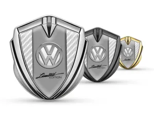 VW Badge Fender Finitura Lussuosa Emblema Lega